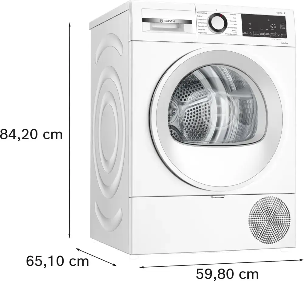Bosch WQG233DNPL siltumsūkņa žāvētājs 9 kg Photo 7