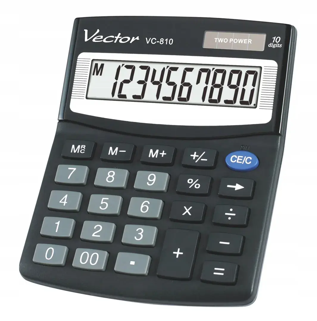 Kalkulators VECTOR VC-810 — 8 cipari Photo 2