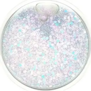 Salokāms tālruņa turētājs un statīvs Popsockets Tidepool Halo White ME-PS-D016, apaļa virsma, līpošs stiprinājums