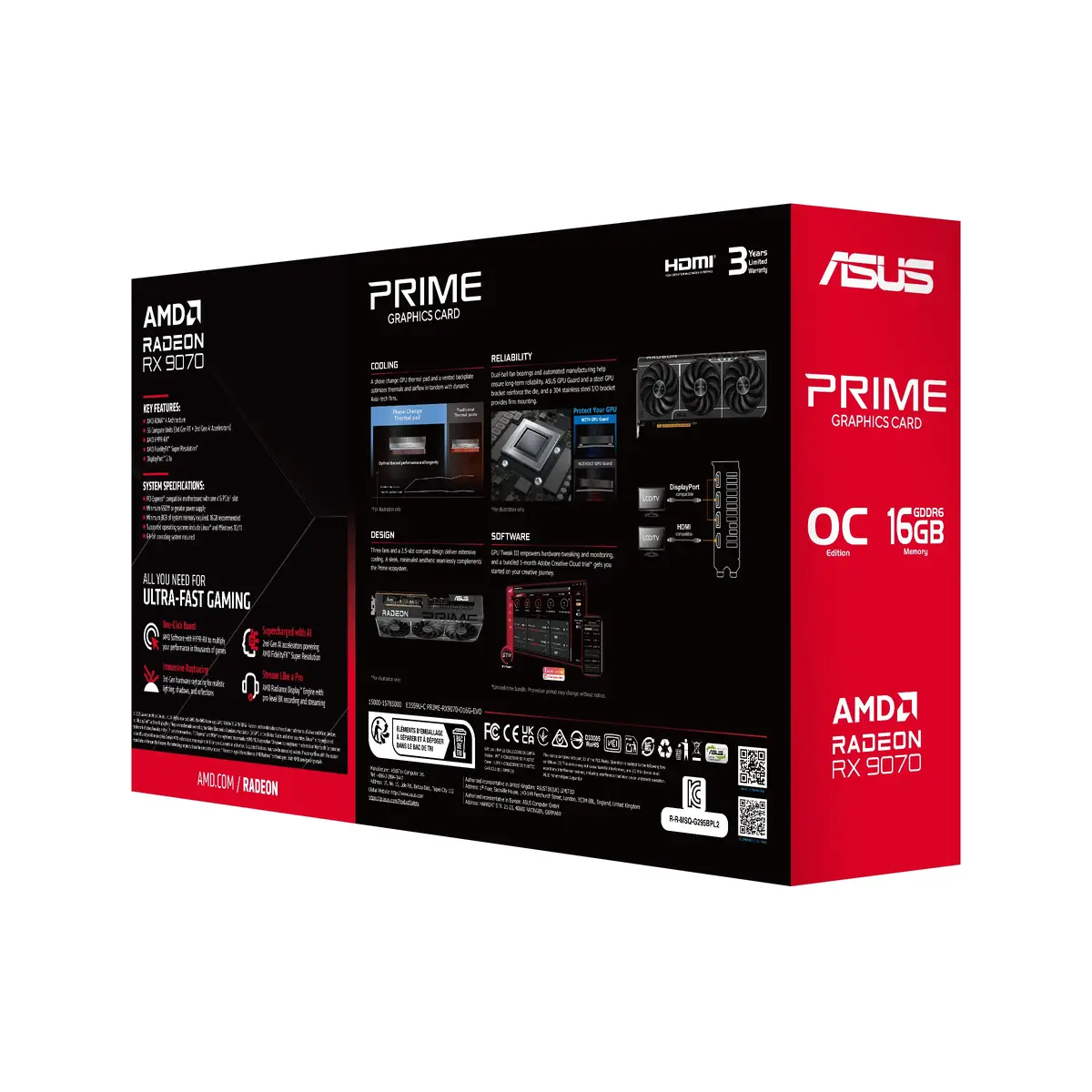 Видеокарта ASUS Radeon RX 9070 Photo 18