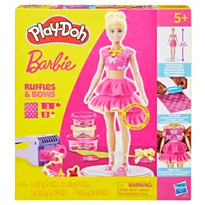 Play-Doh playset Barbie Ruffles and Bows G1361 — modeling clay set with accessories