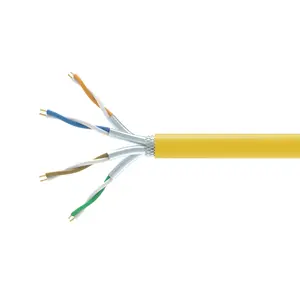 Network cable EQUIP 404563 Cat7a S/FTP (S-STP) 1000 m, yellow, 10GBase-T