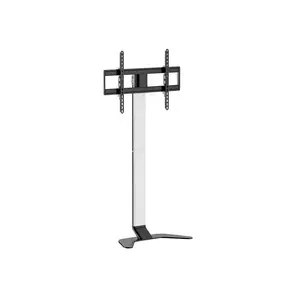 Floor TV stand/mount EQUIP 650614 for 37–86" screens, up to 45 kg, VESA 100x100–600x400, height 900–1100 mm, tilt -10° to 5°, silver