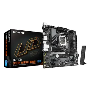 Материнская плата GIGABYTE B760M DS3H WIFI6E, Intel LGA 1700, Micro ATX