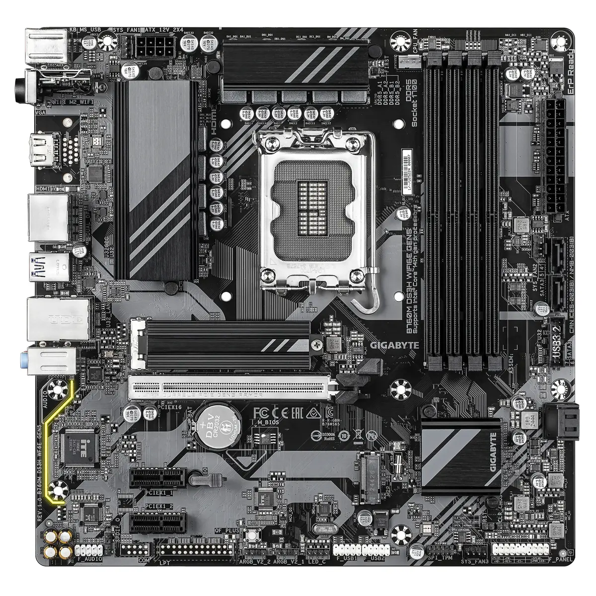 Материнская плата GIGABYTE B760M DS3H WIFI6E Photo 2