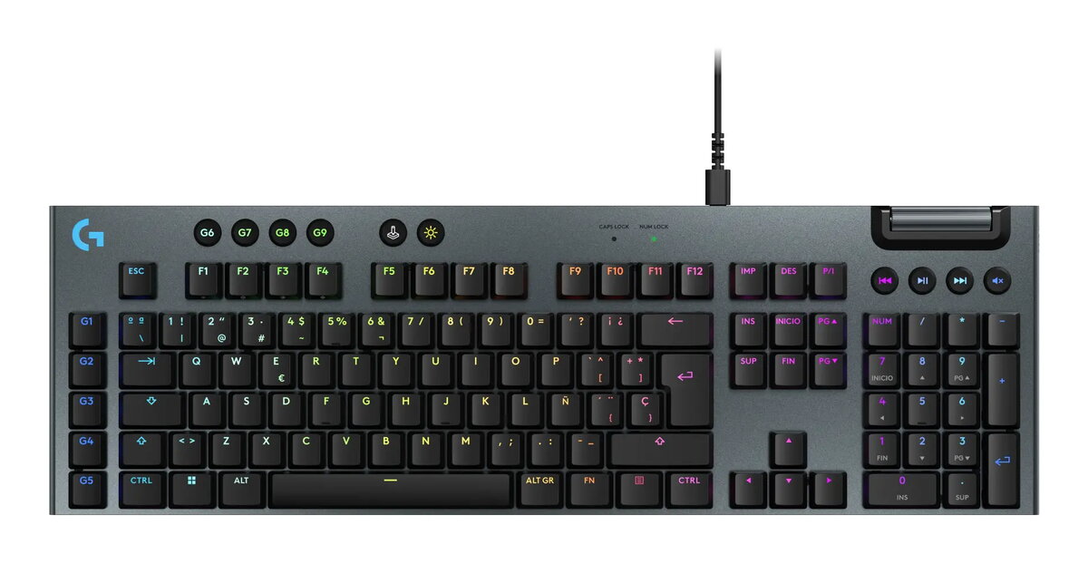 Logitech G915 X Spēļu tastatūra USB