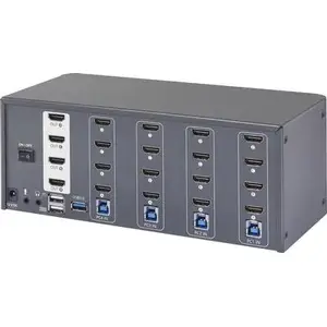 KVM switch SpeaKa Professional SP-13389140 — 4-port, up to 3840×2160 resolution