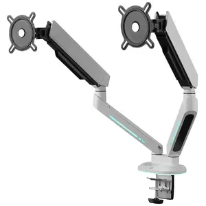 Кронштейн для мониторов one for all DM8220 RGB Dual White — двухсторонний мониторный кронштейн, регулировка высоты и наклона