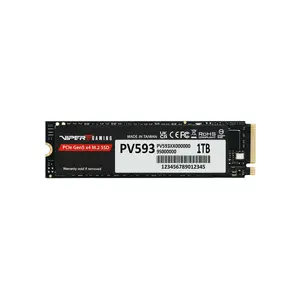 M.2 2280 SSD PATRIOT PV593P1TBM28H — 1 ТБ, PCIe 5.0 NVMe, Gen5x4, 14000/10000 МБ/с
