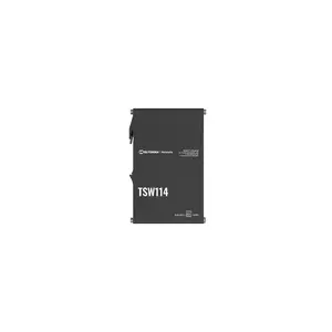 Коммутатор TELTONIKA TSW114 — 5x RJ45 Gigabit (1000 Мб/с), DIN-рейка