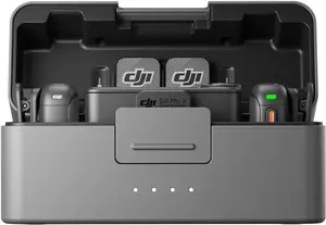 DJI Mic 3 Wireless Microphone System with 2 Transmitters, 1 Receiver, and Charging Case, Omnidirectional