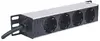 INTELLINET 10" 1U PDU 4 розетки Type F Photo 2