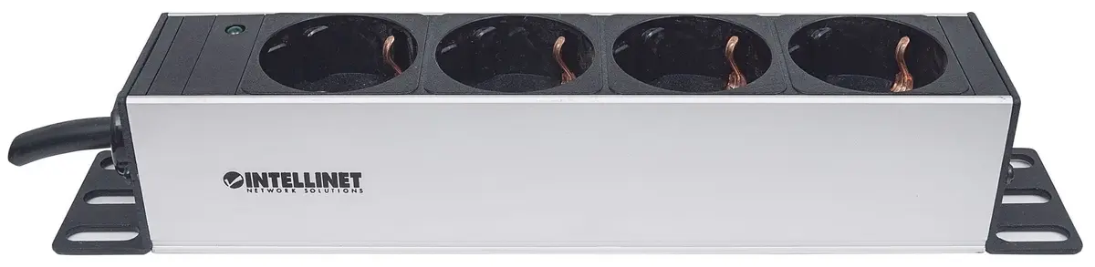 INTELLINET 10" 1U PDU 4 розетки Type F Photo 4