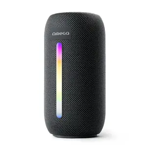 Portable Speaker Omega wireless speaker Tube BT V5.1, Black