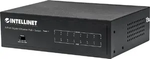 Network switch INTELLINET 561204 — 8-port Gigabit PoE+ with VLAN support