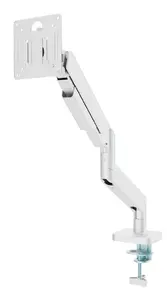 Monitor mount Gembird MA-DA1-04-W clamp stand for 17"–32" screens, VESA 75x75–100x100, max load 10 kg, white