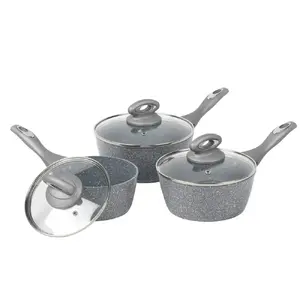 Saucepan set Salter BW02986G1EU7 — 3-piece saucepans 16cm, 18cm, 20cm