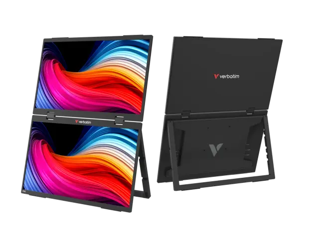Verbatim 15.6" FHD Dual Monitor Essentials portatīvais monitors Photo 3