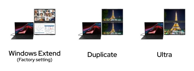 Verbatim 15.6" FHD Dual Monitor Essentials portatīvais monitors Photo 5