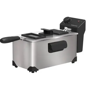 Cepļveidīgā panna Smarton FR300 — tilpums 3 l, regulējama temperatūra 90–190°C, 2 200 W, nerūsējošais tērauds
