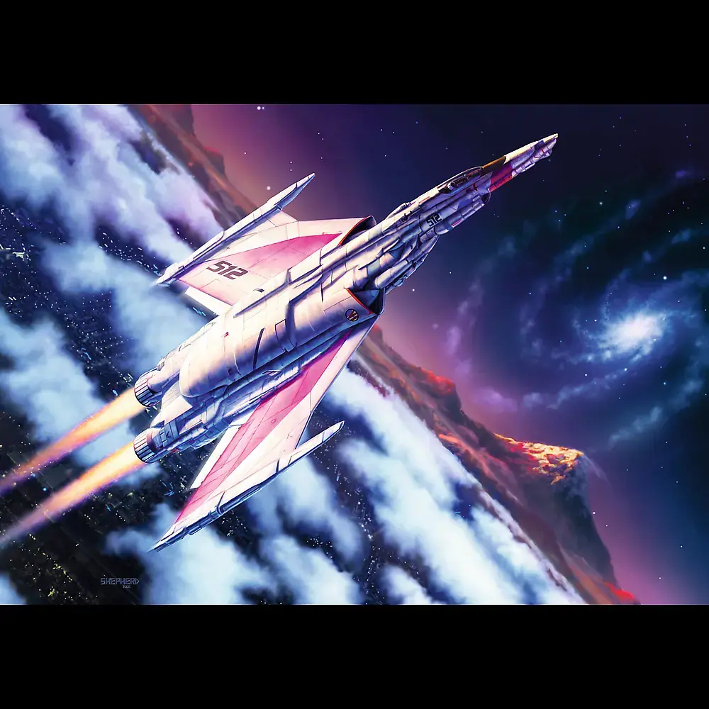 Puzle TREFL Premium Plus 1000 gb. Flight into space Photo 2