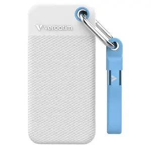 Pocket SSD Verbatim 1TB USB 3.2 Gen 2 White/Light Blue