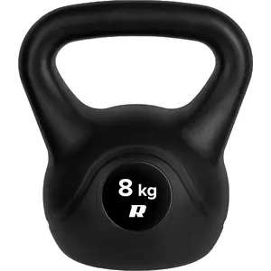 Гиря Rebel Active RBA-2314, чугунная 8 кг, битумное покрытие