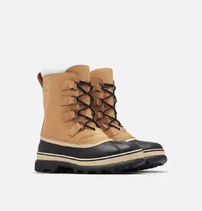 Sorel Caribou Men's Waterproof Insulated Snow Boots Black Brown