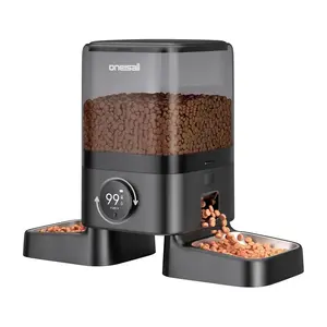Automatic Pet Food Dispenser Oneisall PF10 — 5L Capacity, Programmable Double Intelligent Feed