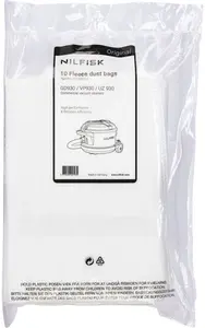 Vacuum Cleaner Dust Bags Nilfisk VP 930 ECO HEPA 10x, replacement bags for compatible models