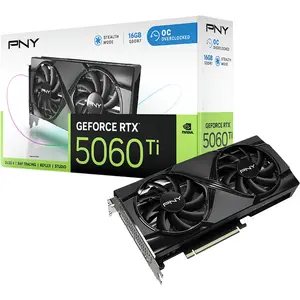 Graphics Card PNY GeForce RTX 5060 Ti 16GB OC DLSS with 3x DisplayPort and 1x HDMI 2.1