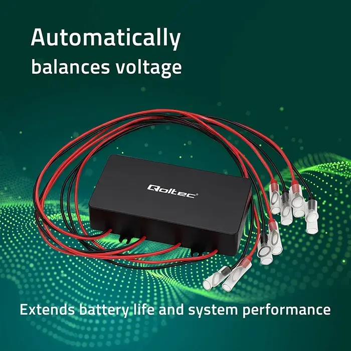 Sprieguma balansētājs QOLTEC 51098 48V 4×12V Photo 2