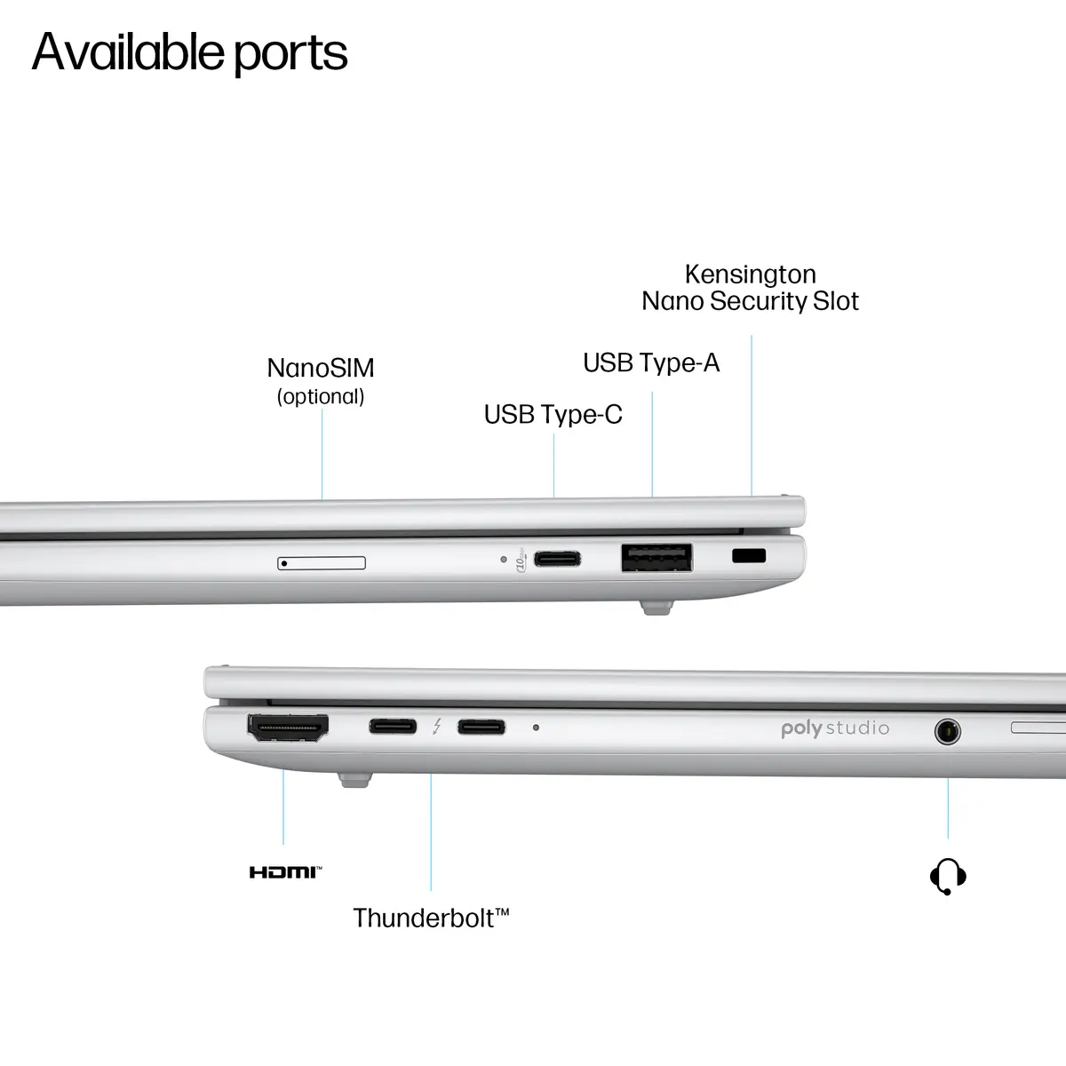 Ноутбук HP EliteBook 8 G1i AI PC Intel Core Ultra 7 Photo 3