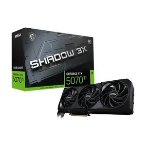 Видеокарта MSI GeForce RTX 5070 Ti 16GB GDDR6, PCIe Gen5, 1× HDMI, улучшенное охлаждение