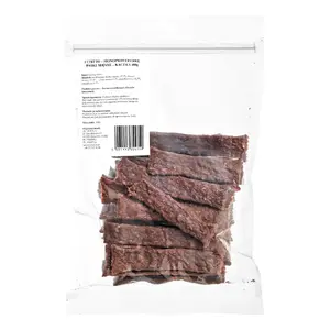 Лакомство PETITTO Monoprotein Meat Strips Duck 400 г — монопротеиновая тренировочная закуска для собак, белок 47,3%, жир 23,4%