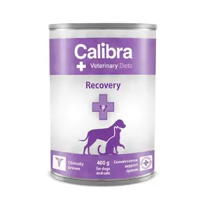 Влажный корм Calibra VD Recovery 400 г — ветеринарная диета для собак и кошек, лосось, дополнение к рациону