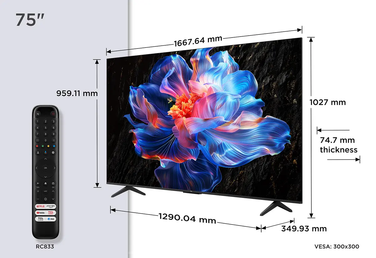 TCL V6C 75V6C 75 collu 4K Ultra HD Smart TV Photo 3
