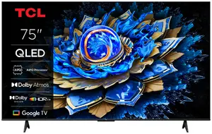 TCL T69C 75T69C Smart TV 75 дюймов 4K Ultra HD LCD Плоский Wi-Fi Черный 350 кд/м² DVB-C DVB-S2 DVB-T2
