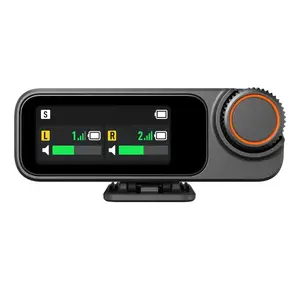DJI Mic 3 bezvadu mikrofonu uztvērējs kamerām, melns