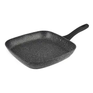 Griddle Pan Salter BW10702BRMFOB 28 cm Megastone with Thermo Collar