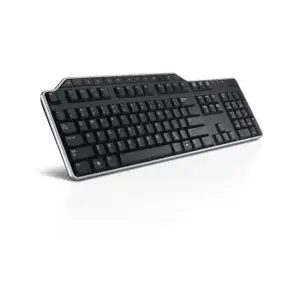 Wired USB Full-Size Keyboard Dell KB522 — US International QWERTY, multimedia keys, numeric keypad