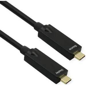USB3.2 Gen2 cable ROLINE 11.02.9131 for 4K60 video and PD 60W