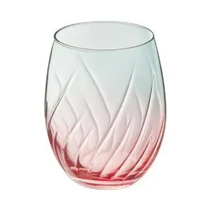 Glāze Cristal d'Arques SWIRLY SPRING FR01V9138, 36 cl, H 10,2 cm, Ø 8,1 cm, komplekts 4 gab.