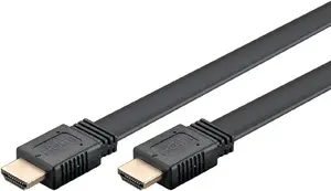 Goobay 77133 HDMI 2.1 кабель HDMI Type A штекер - HDMI Type A штекер 1 м черный 48 Гбит/с 3D ARC позолоченный