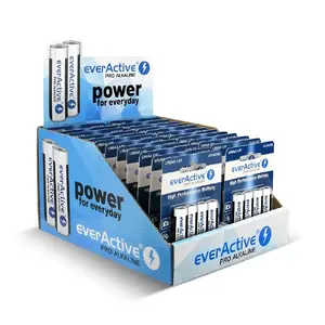 Alkaline batteries everActive LR64BLPADIS — 96 pcs, AA size