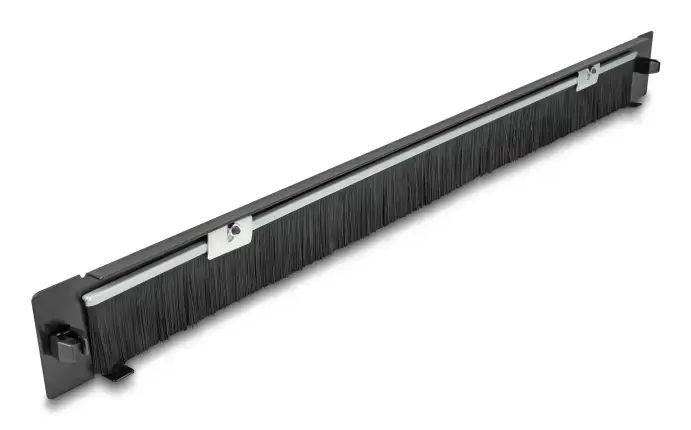 DELOCK 19" 1U Cable Management Brush Strip Photo 2