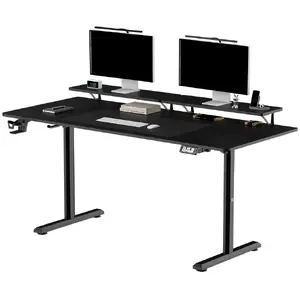 Письменный стол Ultradesk Highlander XXL 160 × 70 см, модель UDESK-HGXL-BB