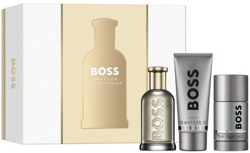 Giftset Hugo Boss Boss Bottled EDP 100 ml, Deodorant 75 ml, Shower gel 100 ml