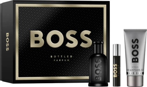 Gift Set Hugo Boss Bottled Parfum (100 ml, 10ml, shower gel 100ml)