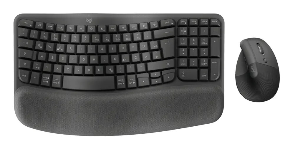 Bezvadu tastatūras un peles komplekts Logitech